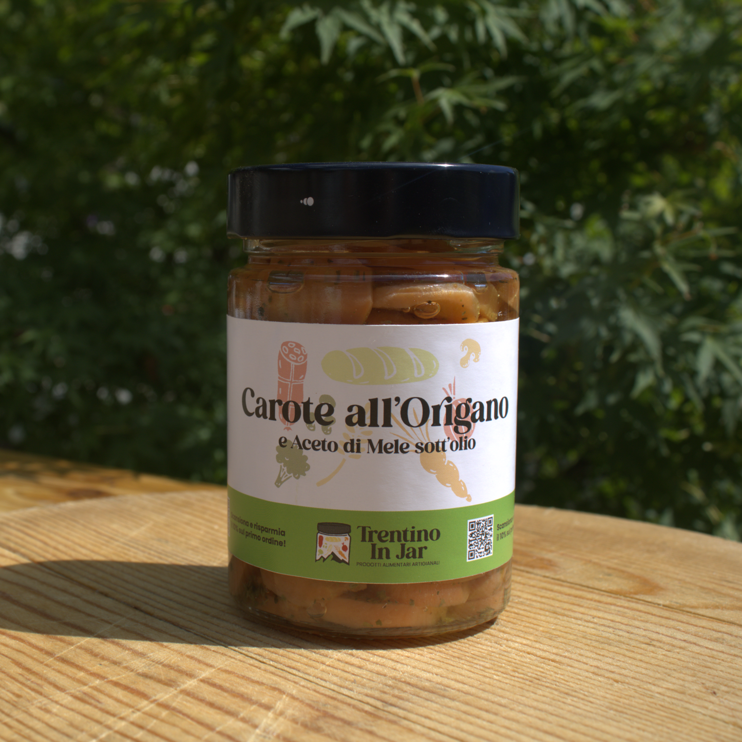 Carote all'Origano e Aceto di Mele sott'Olio